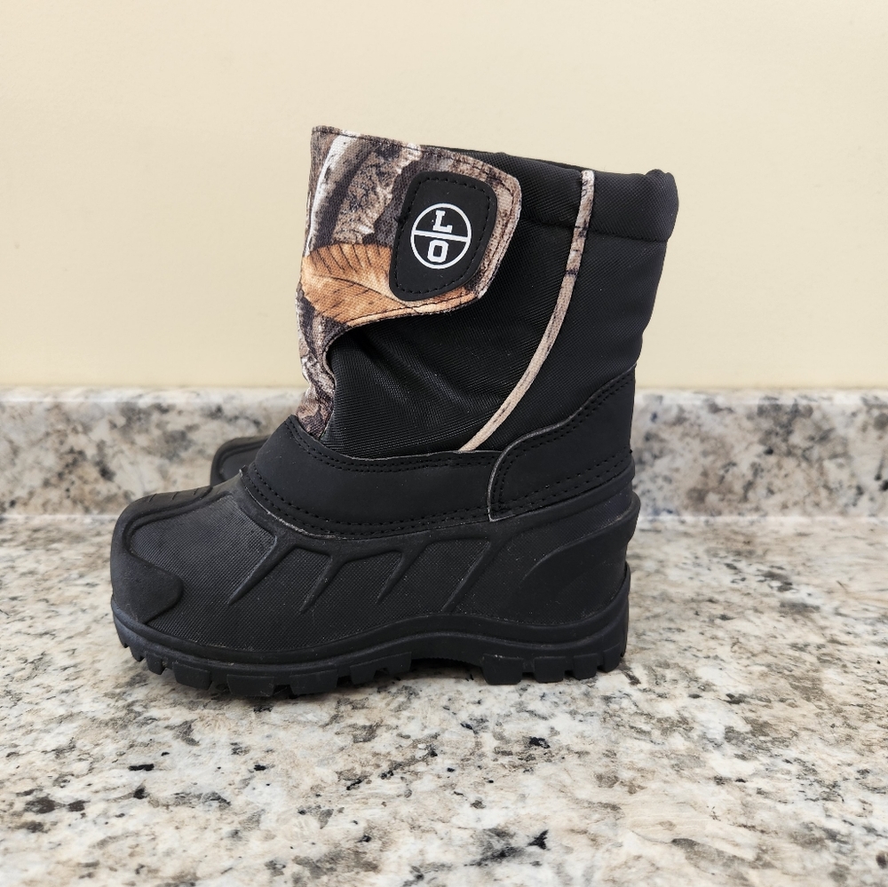 Lincoln Outfitters Boys Size 10 Snowpulse Camo Winter Boot Style 8007460